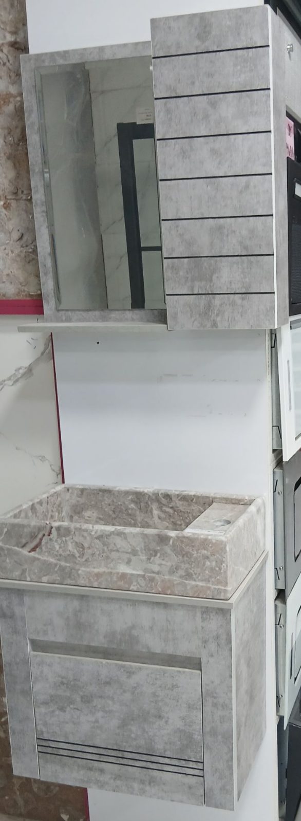 روشویی فول ست مهر کابین - کد 36 - سایز 45*25 -  جنس پی وی سی با مقاومت بالا در برابر رطوبت