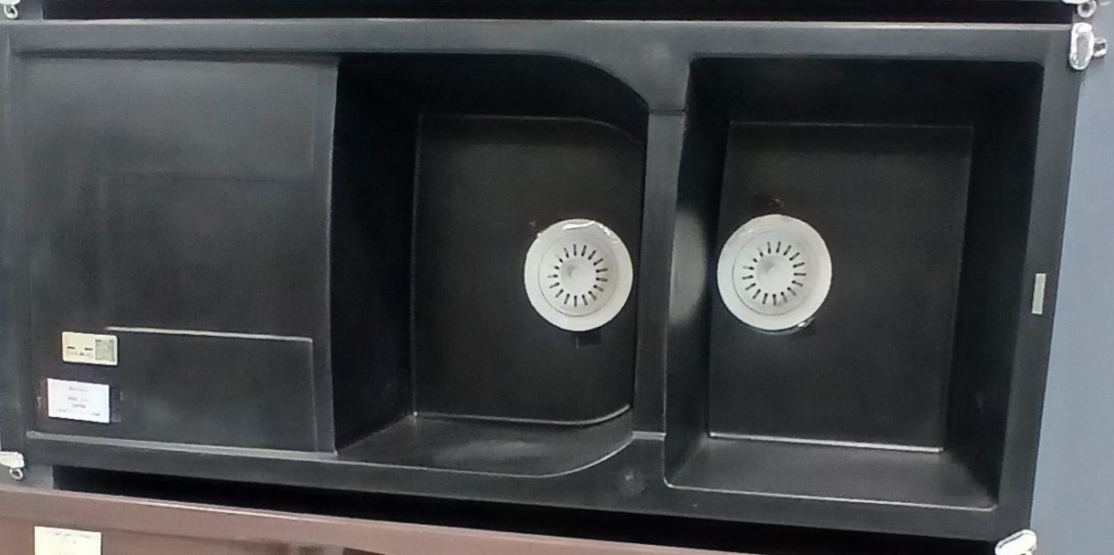 سینک گرانیتی گرانیکو - مشکی G850 - ابعاد 50*114