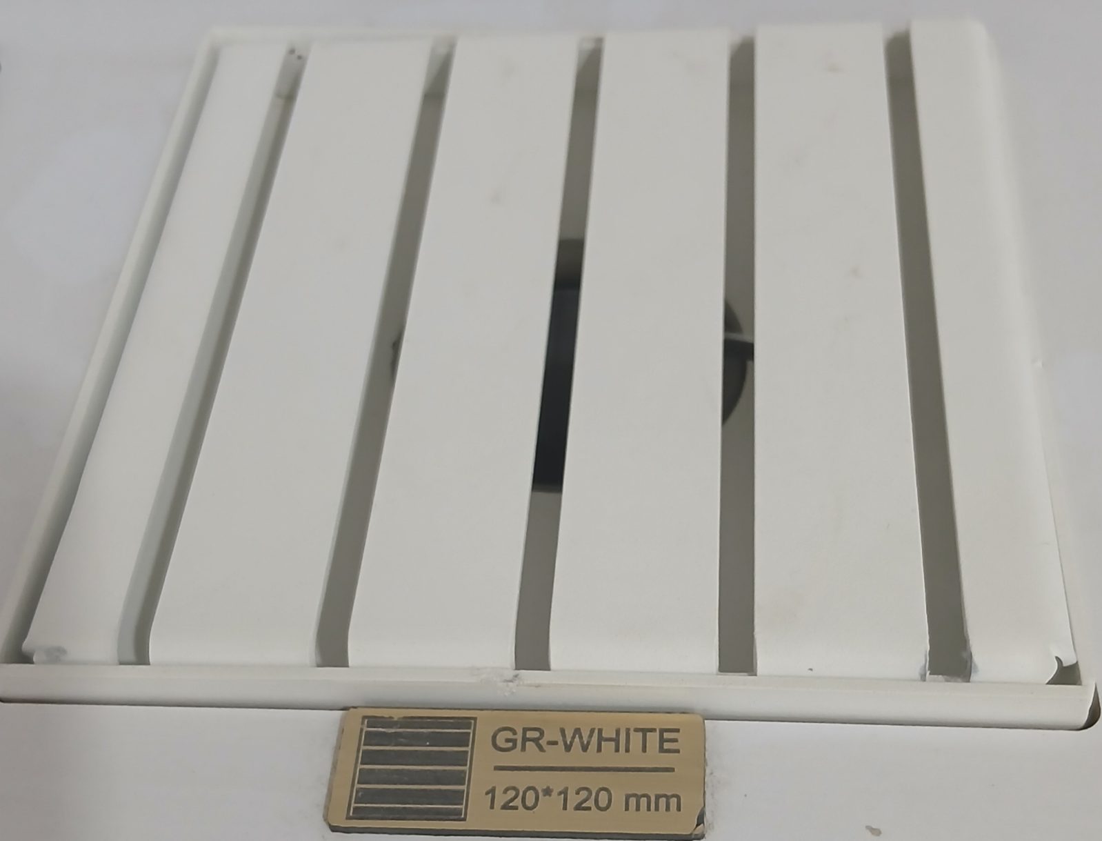 کفشور GR-WHITE - ابعاد   mm 120*120